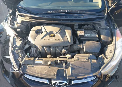 2012 Hyundai Elantra Limited z USA, uszkodzony, nr VIN 5NPDH4AE3CH121186